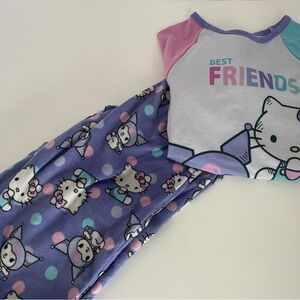 Sanrio Hello Kitty and Friends Pajama Set - Pink, Purple, Blue